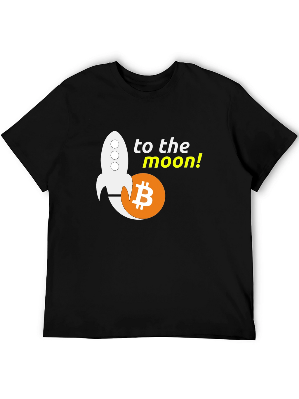 Bitcoin To The Moon Graphic Tee