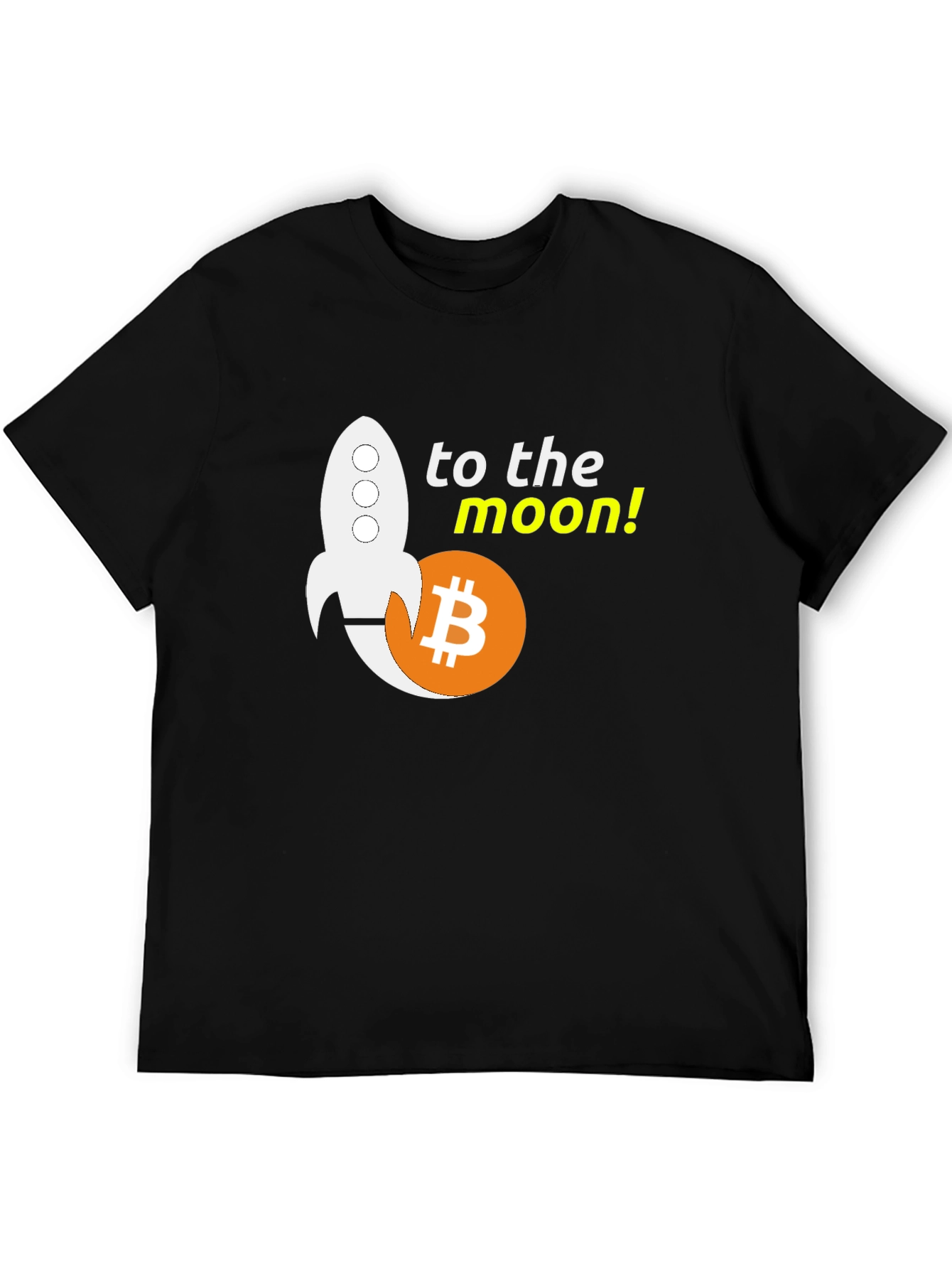 Bitcoin To The Moon Graphic Tee