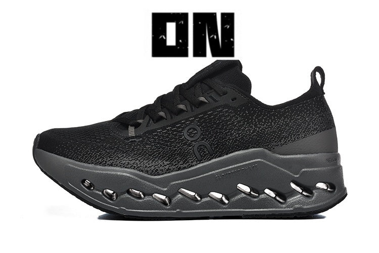 On Cloudsurfer Max Road-Running Shoes Black/Gray