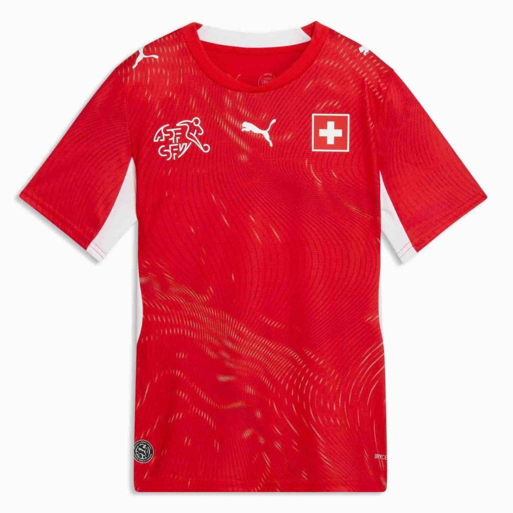 2026 Switzerland Youth Stadium Home Soccer Jersey