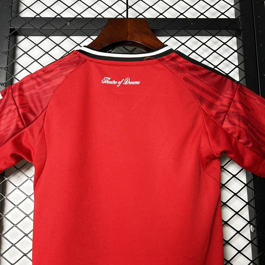 Kid's Manchester United Home Kit 2025/26