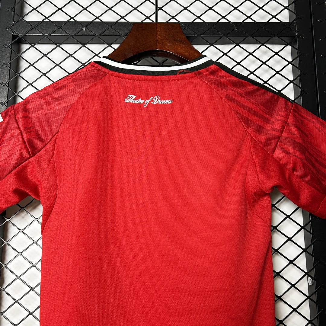 Kid's Manchester United Home Kit 2025/26