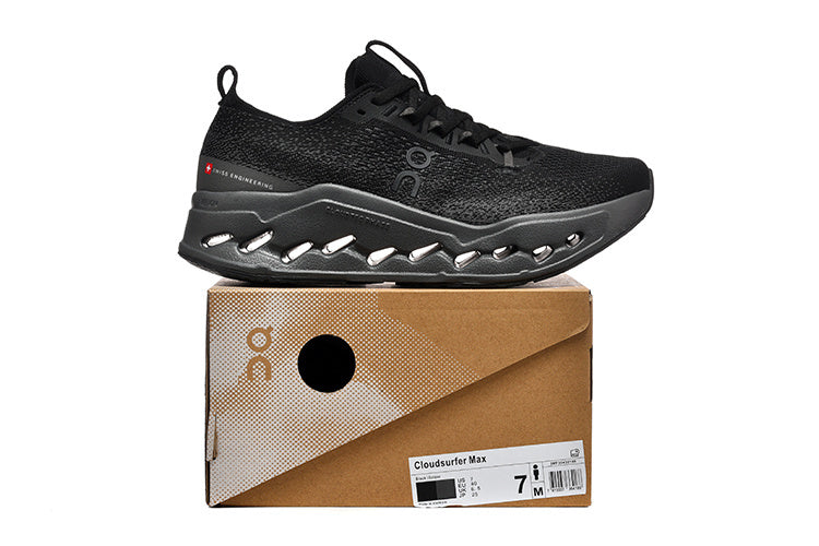 On Cloudsurfer Max Road-Running Shoes Black/Gray