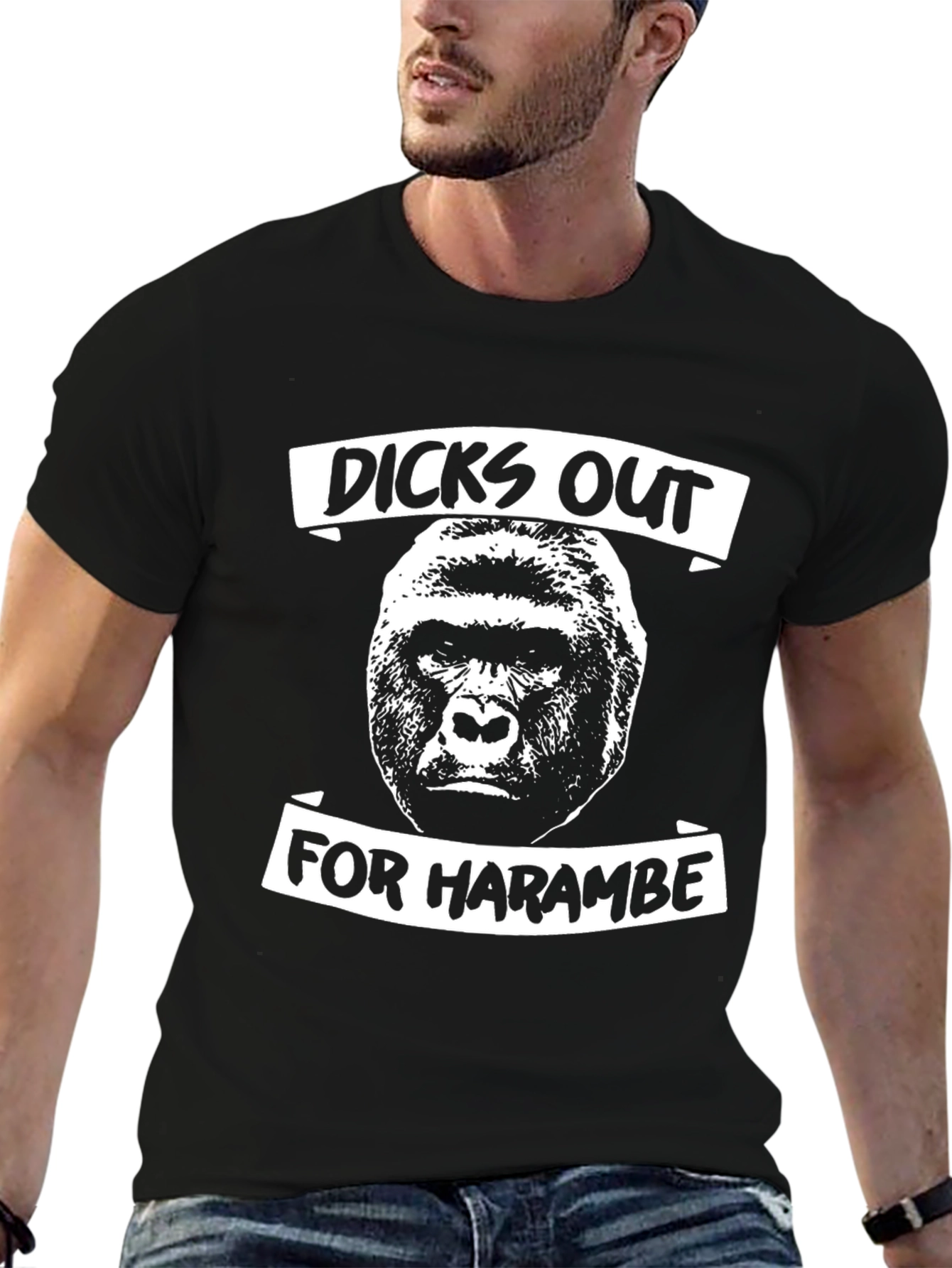 Dicks Out For Harambe Graphic T-Shirt