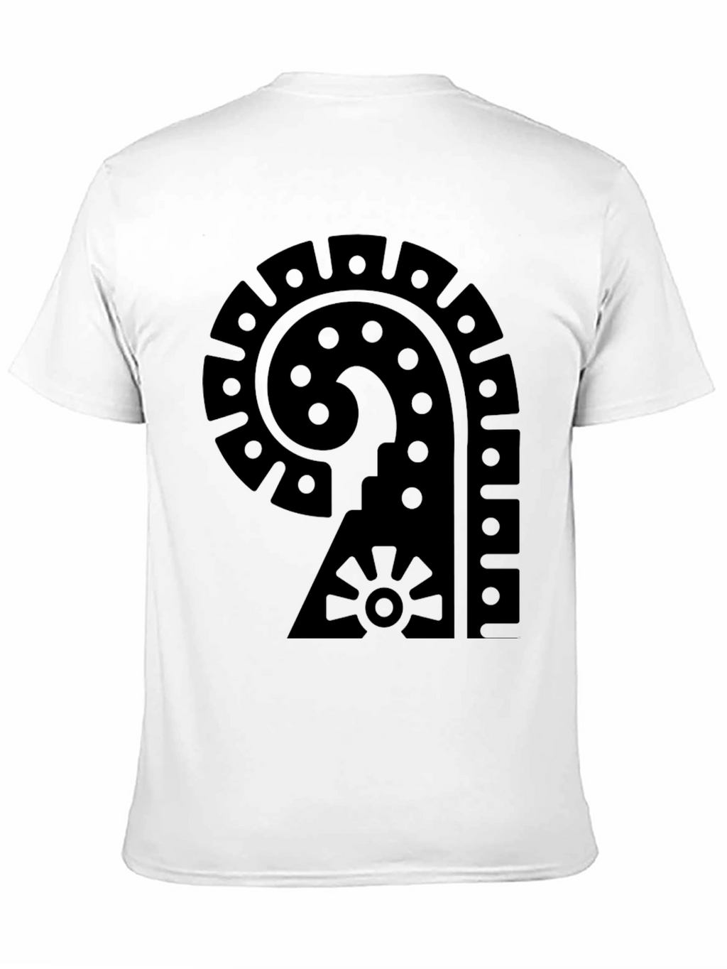 Aztec Symbol Graphic Black T-Shirt