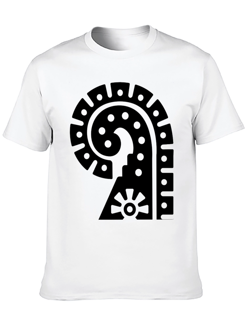 Aztec Symbol Graphic Black T-Shirt