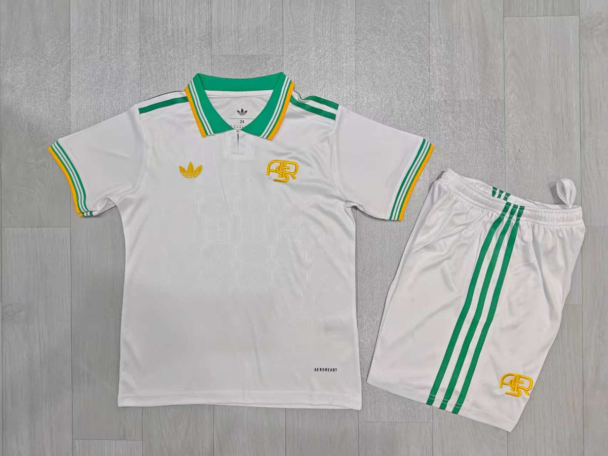 KIDS  AS Roma Retro Second Away Jersey & Shorts Set