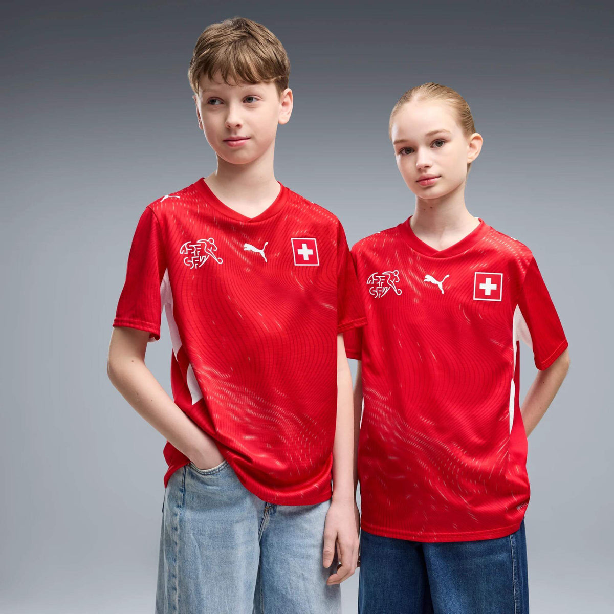 2026 Switzerland Youth Stadium Home Soccer Jersey