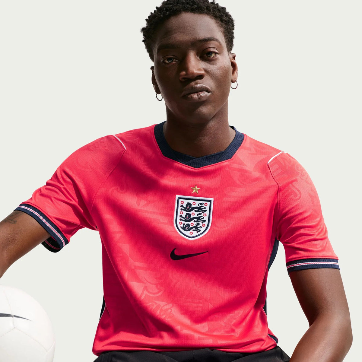 2026 England Men's Stadium Away Soccer Jersey (Custom)