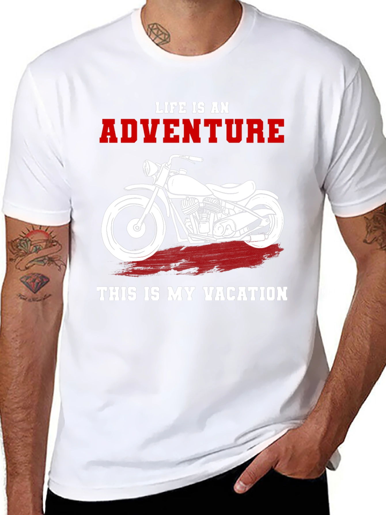 Adventure Motorcycle Vacation T-Shirt