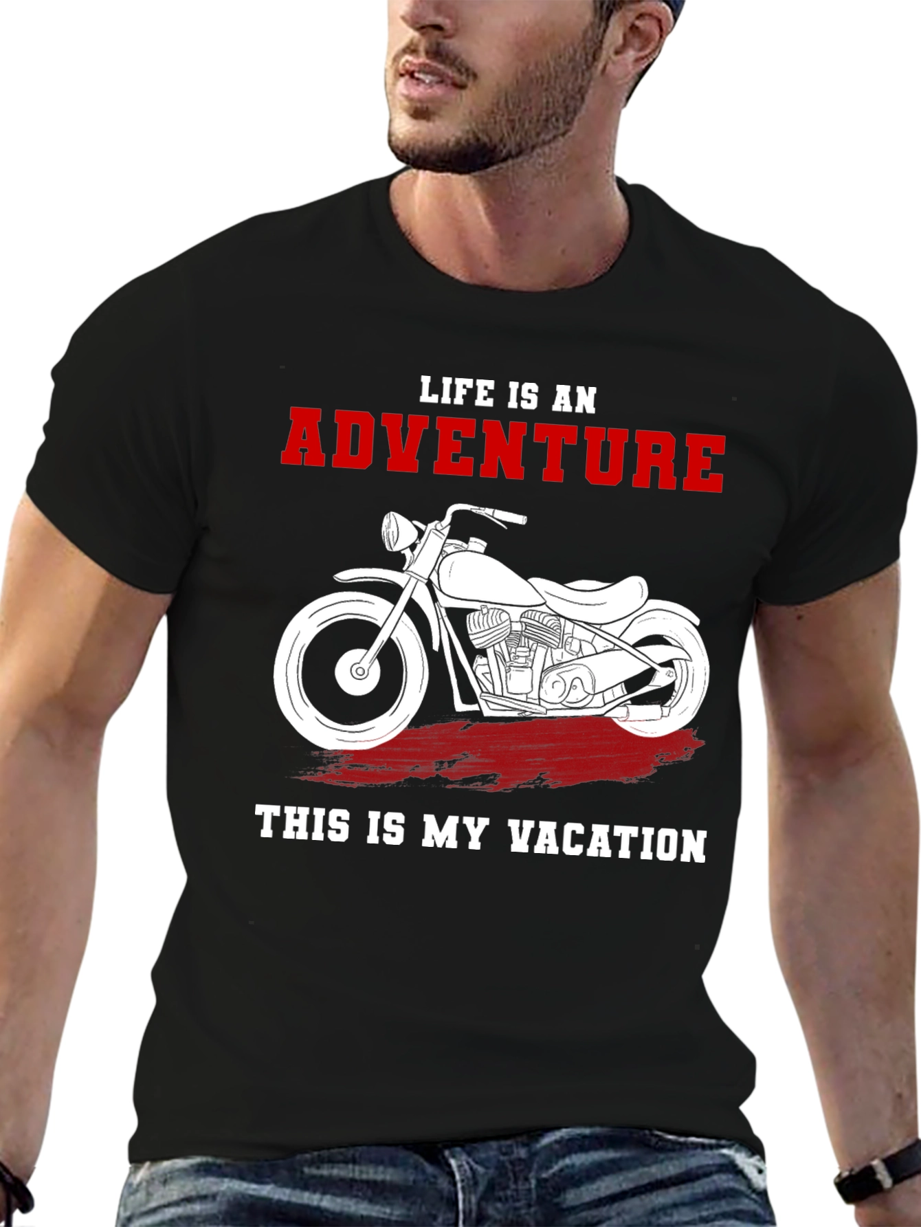 Adventure Motorcycle Vacation T-Shirt