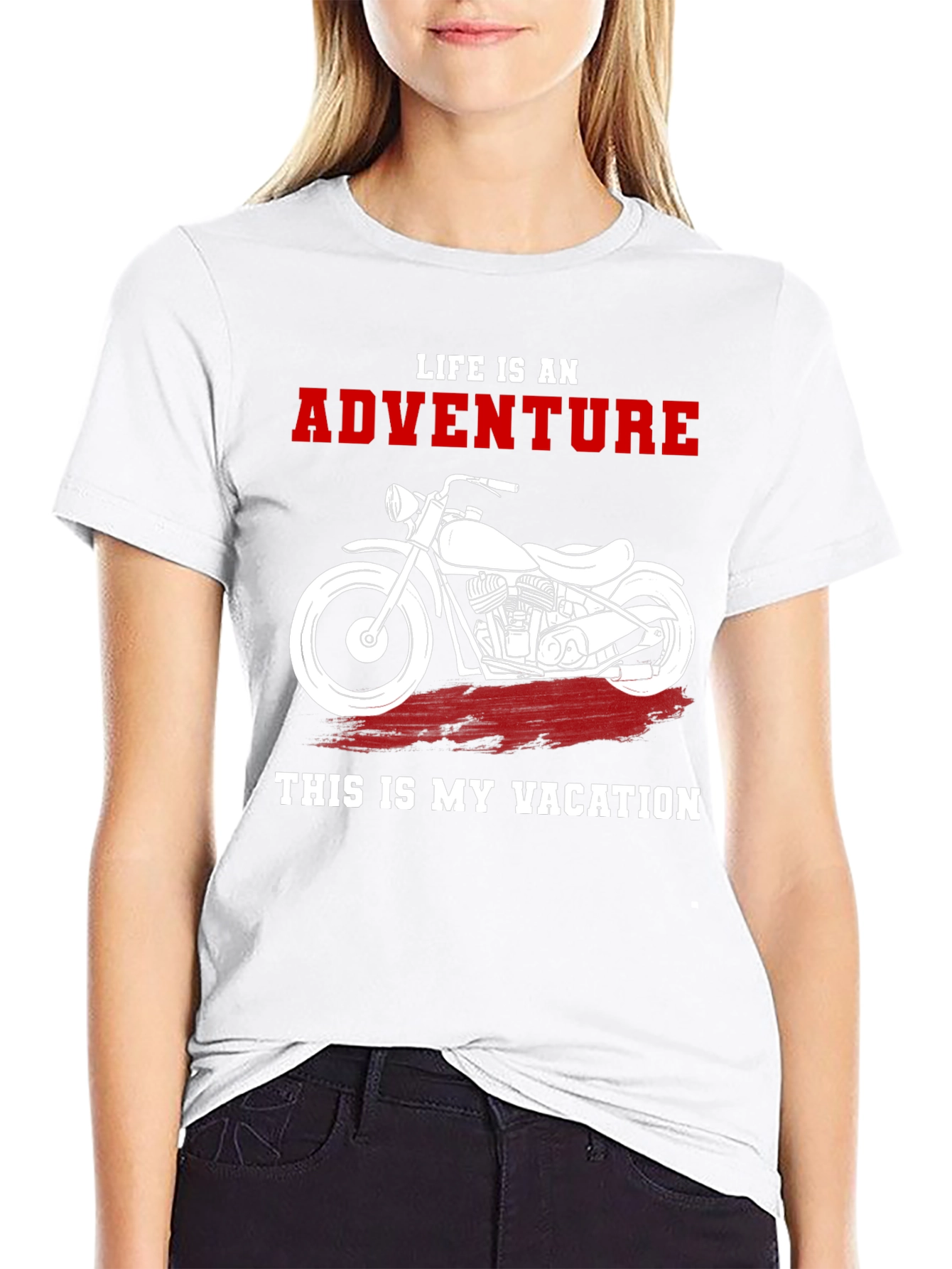Adventure Motorcycle Vacation T-Shirt
