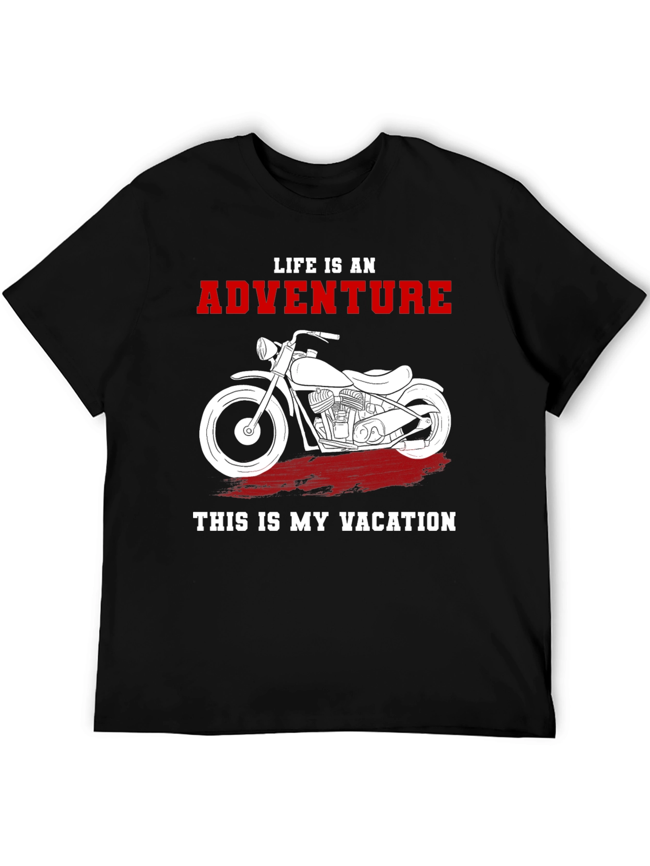 Adventure Motorcycle Vacation T-Shirt