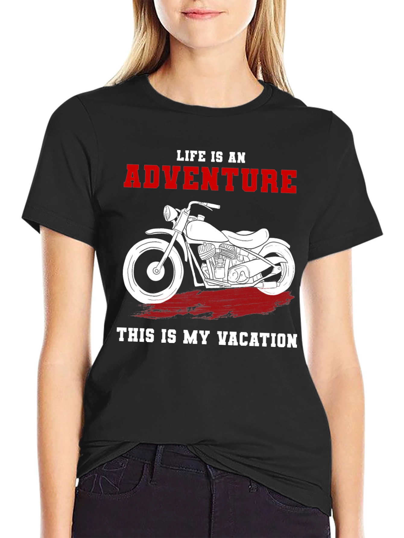 Adventure Motorcycle Vacation T-Shirt