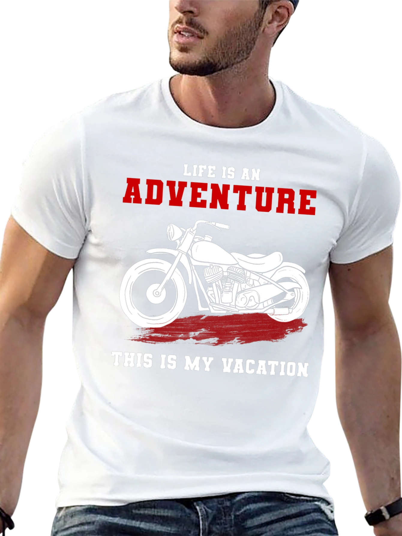 Adventure Motorcycle Vacation T-Shirt