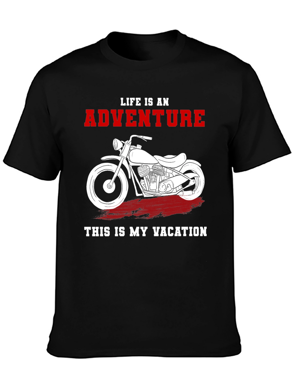 Adventure Motorcycle Vacation T-Shirt
