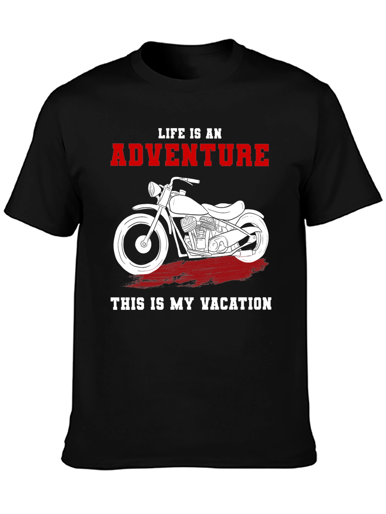 Adventure Motorcycle Vacation T-Shirt