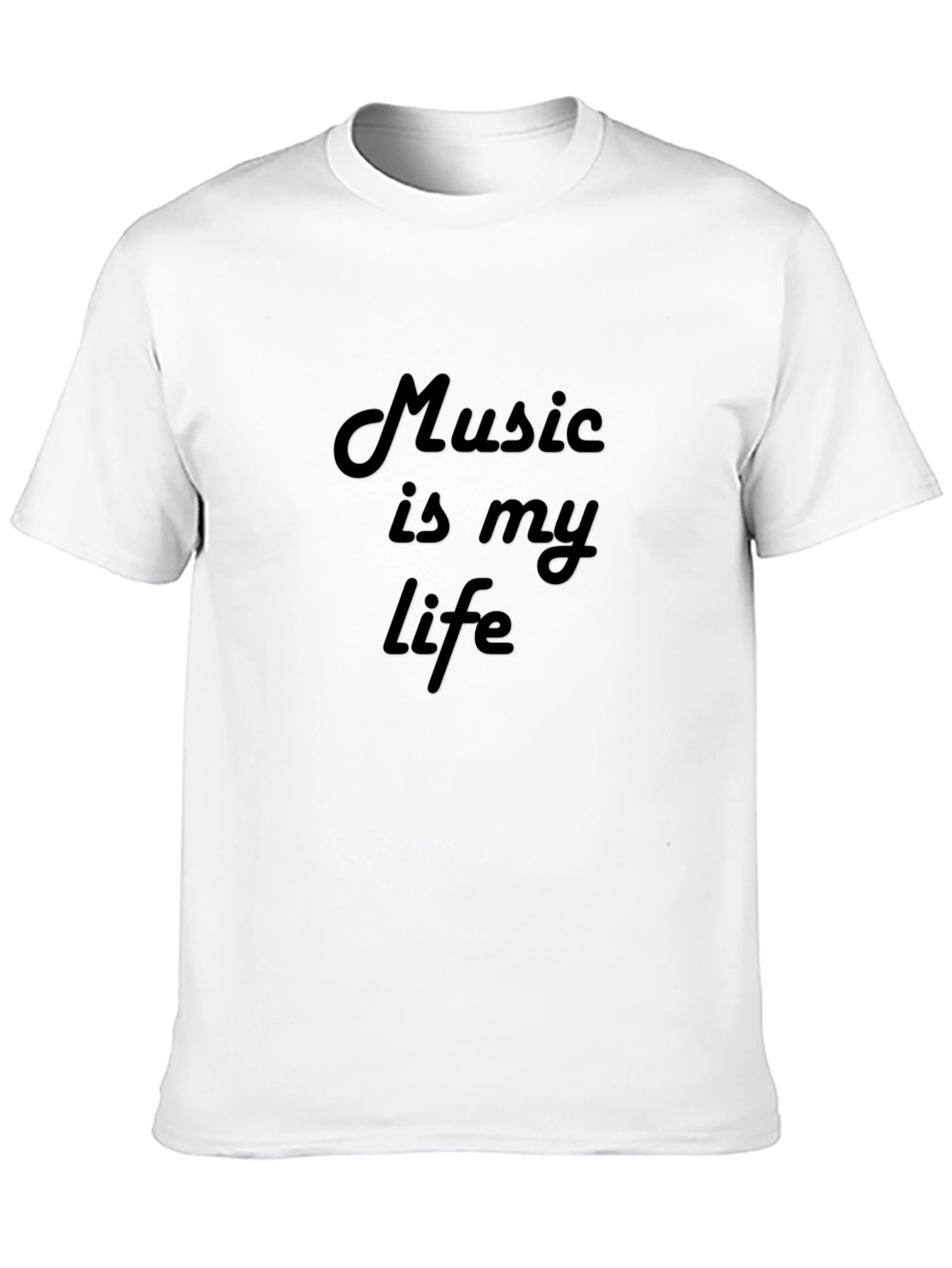 Music Is My Life Black T-Shirt