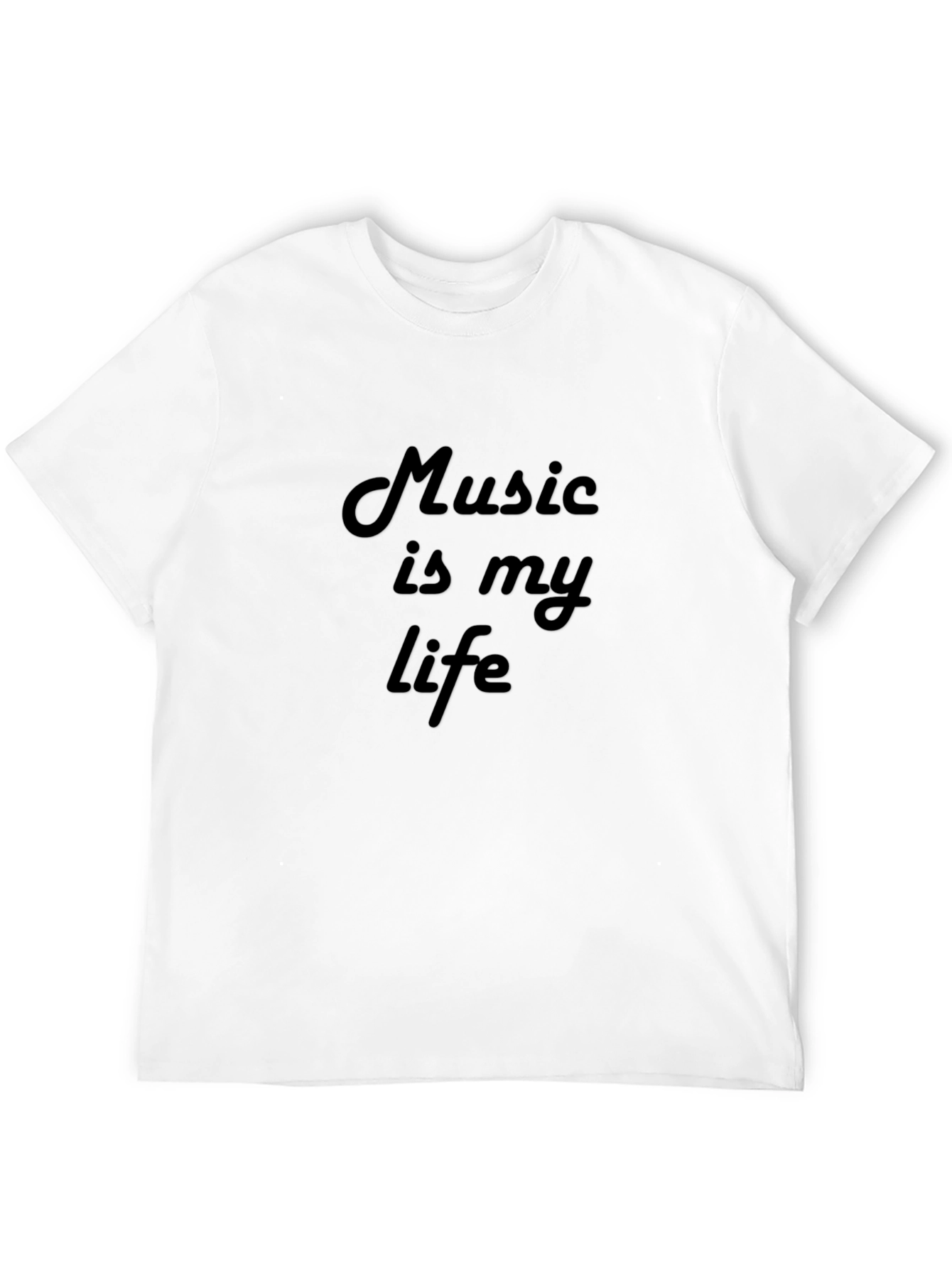 Music Is My Life Black T-Shirt