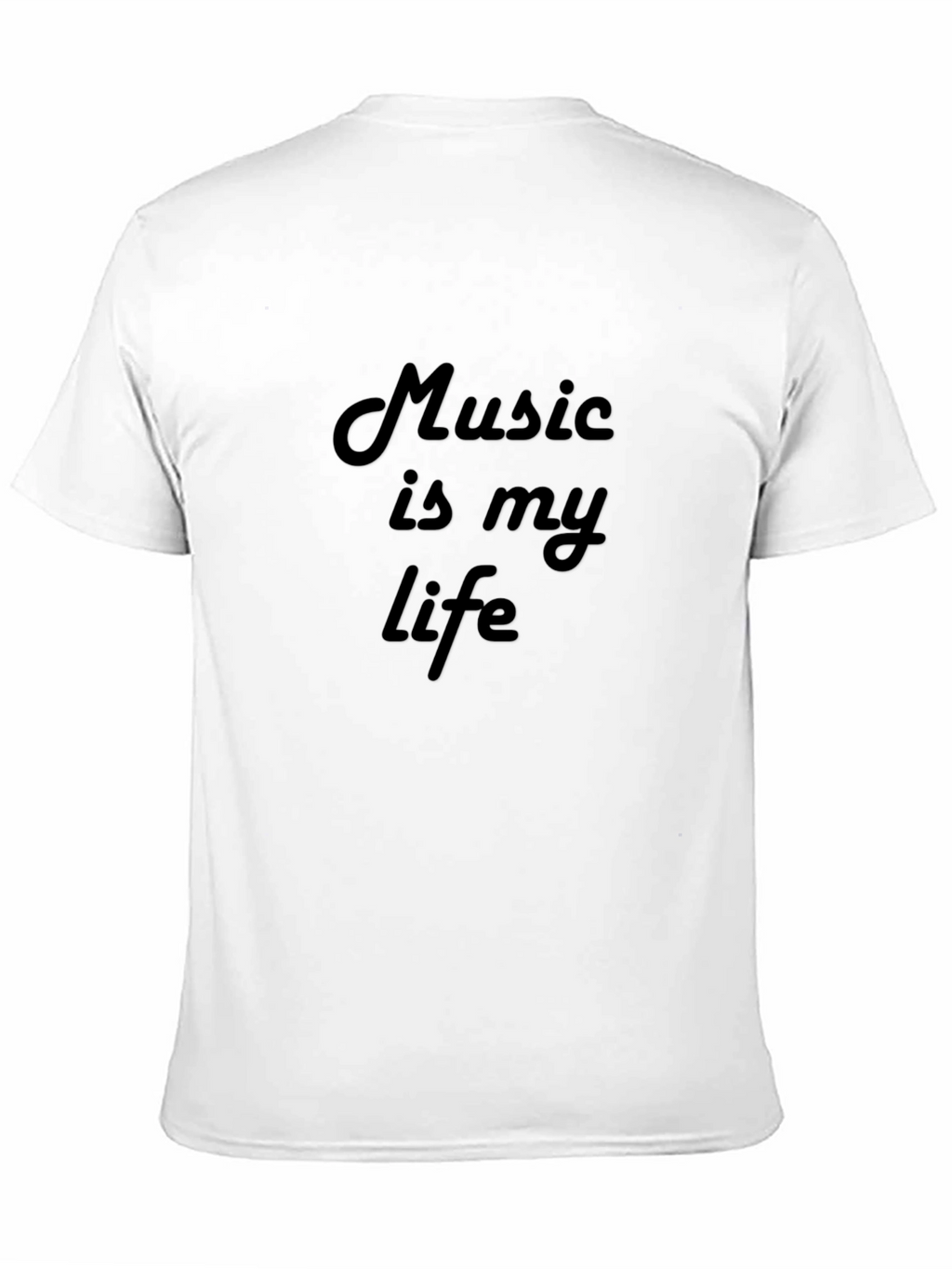 Music Is My Life Black T-Shirt