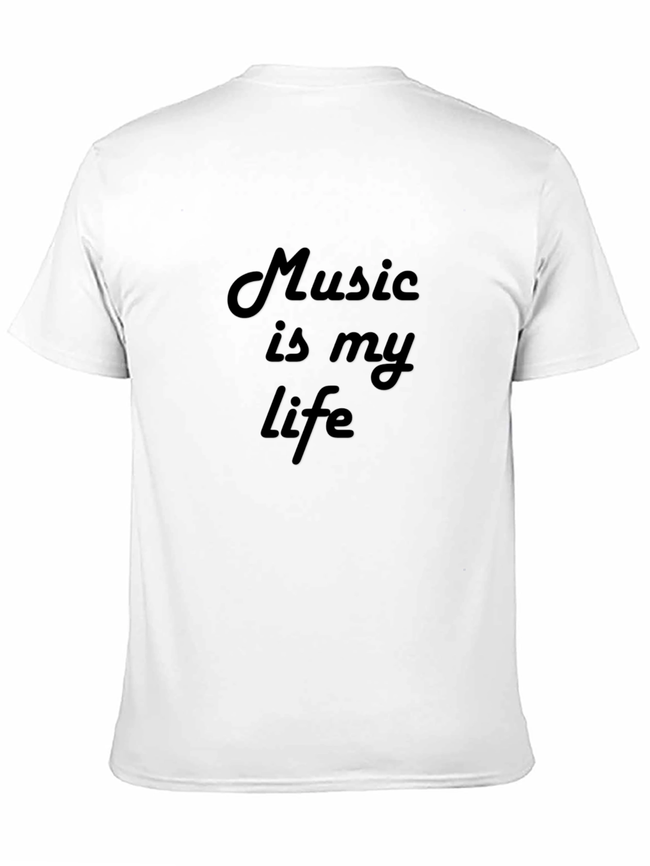 Music Is My Life Black T-Shirt
