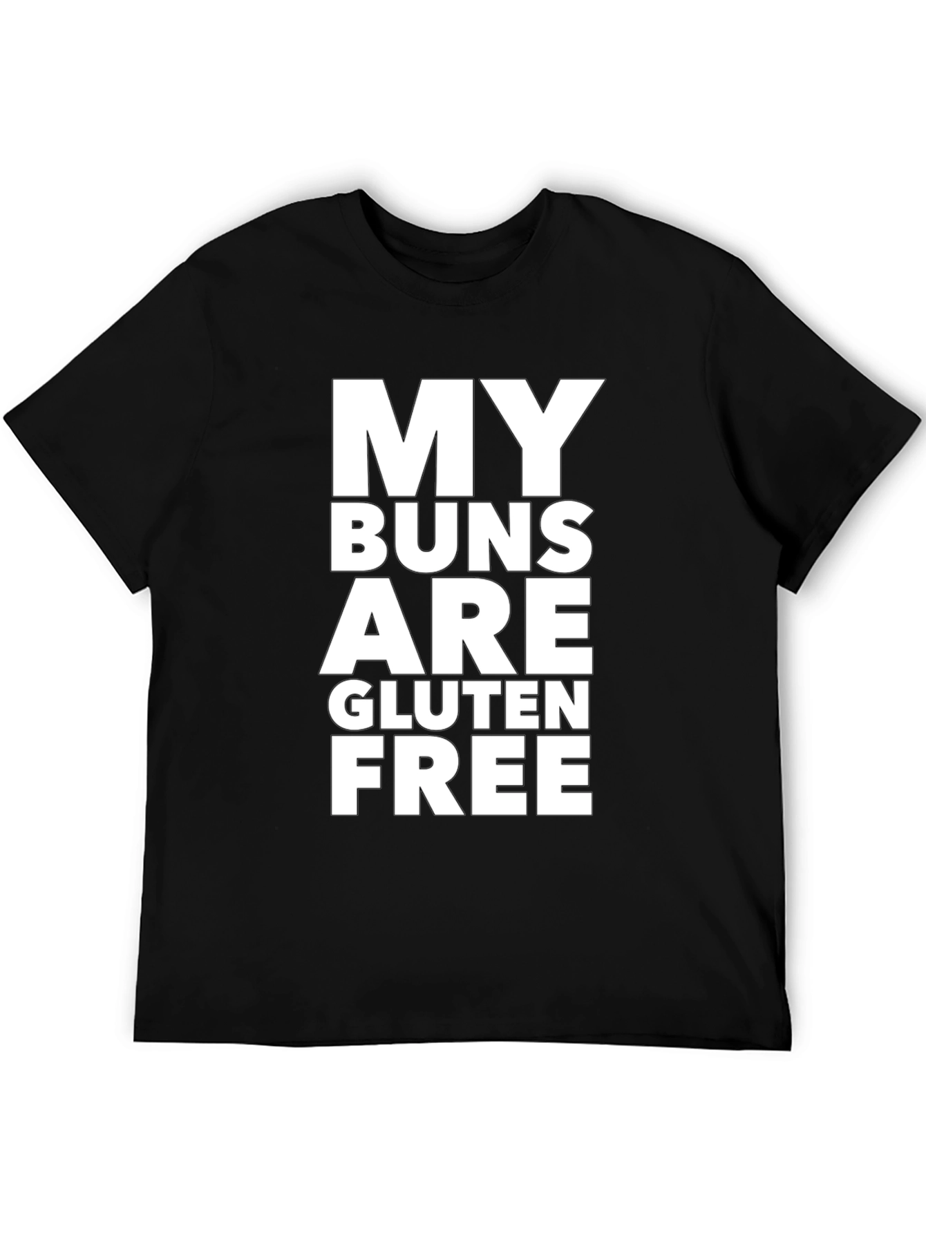 Gluten Free Buns Graphic Tee - Funny T-Shirt