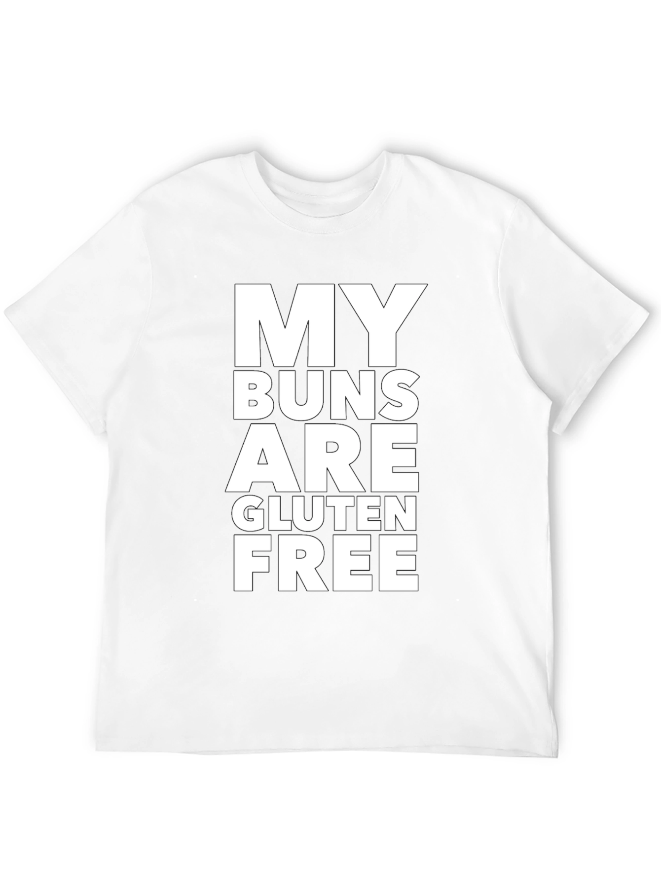 Gluten Free Buns Graphic Tee - Funny T-Shirt