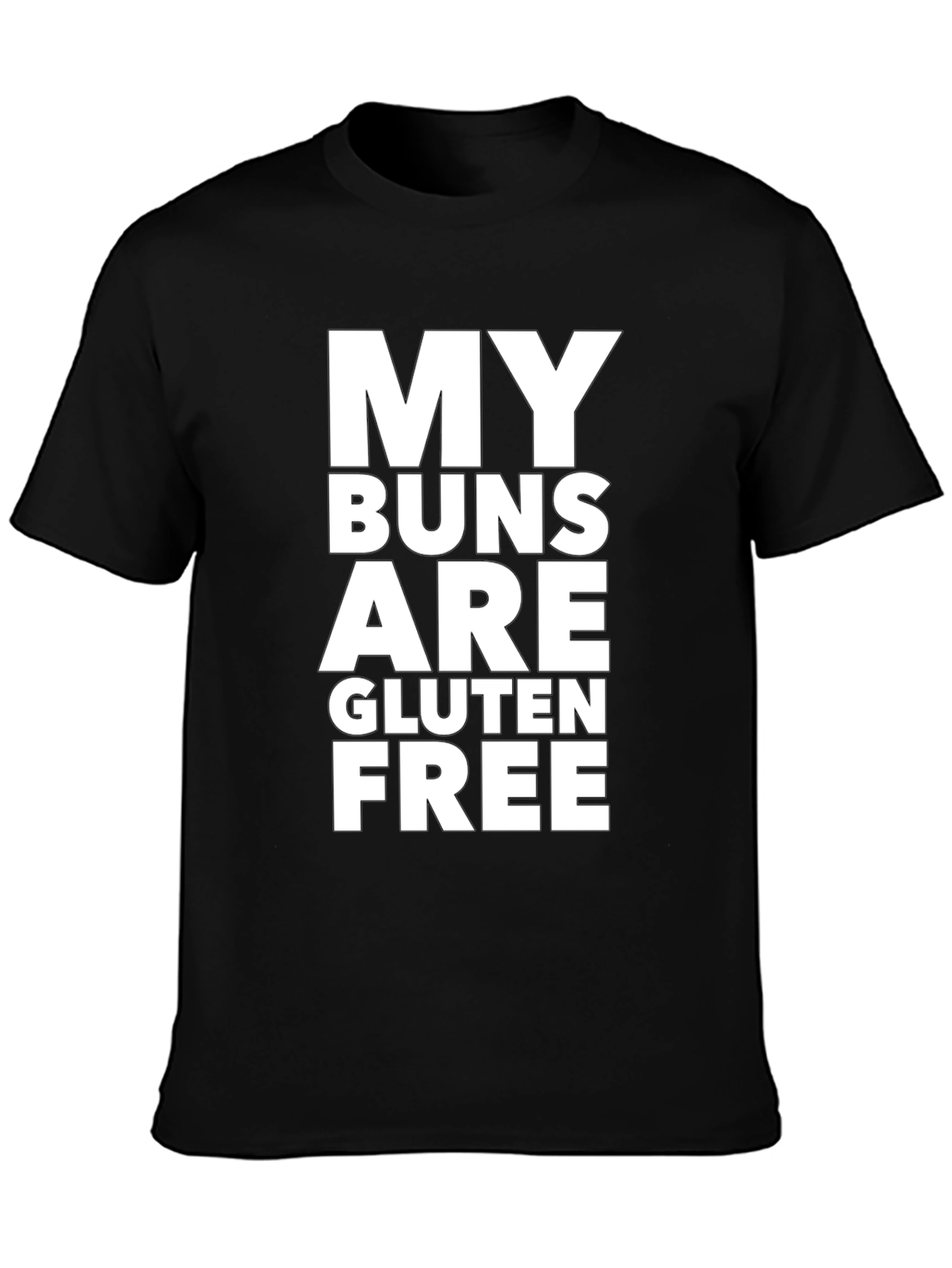 Gluten Free Buns Graphic Tee - Funny T-Shirt
