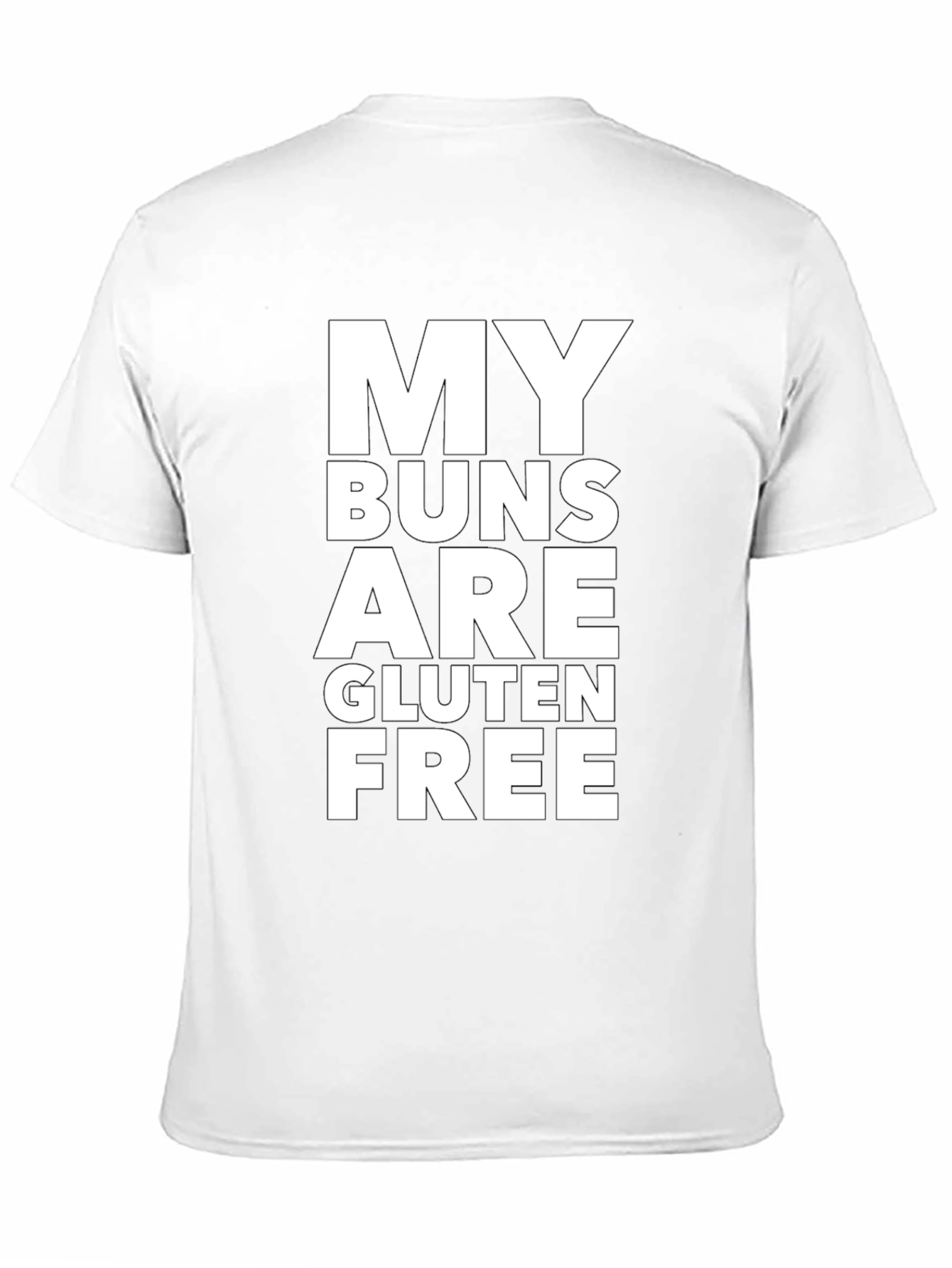 Gluten Free Buns Graphic Tee - Funny T-Shirt