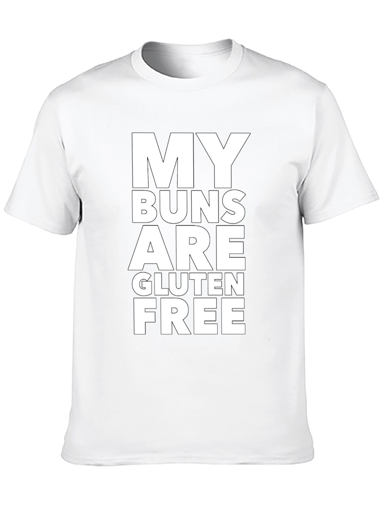 Gluten Free Buns Graphic Tee - Funny T-Shirt