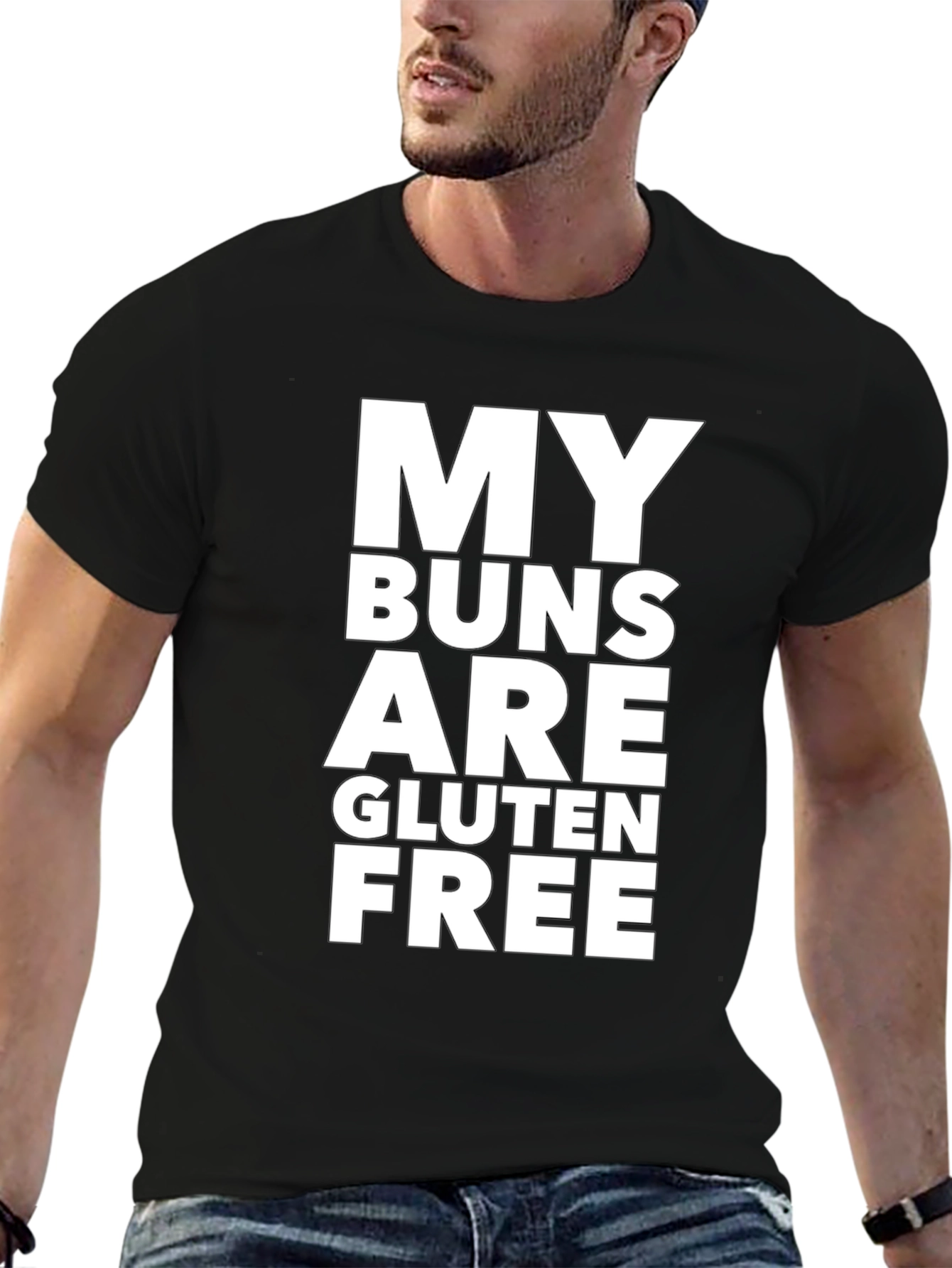 Gluten Free Buns Graphic Tee - Funny T-Shirt