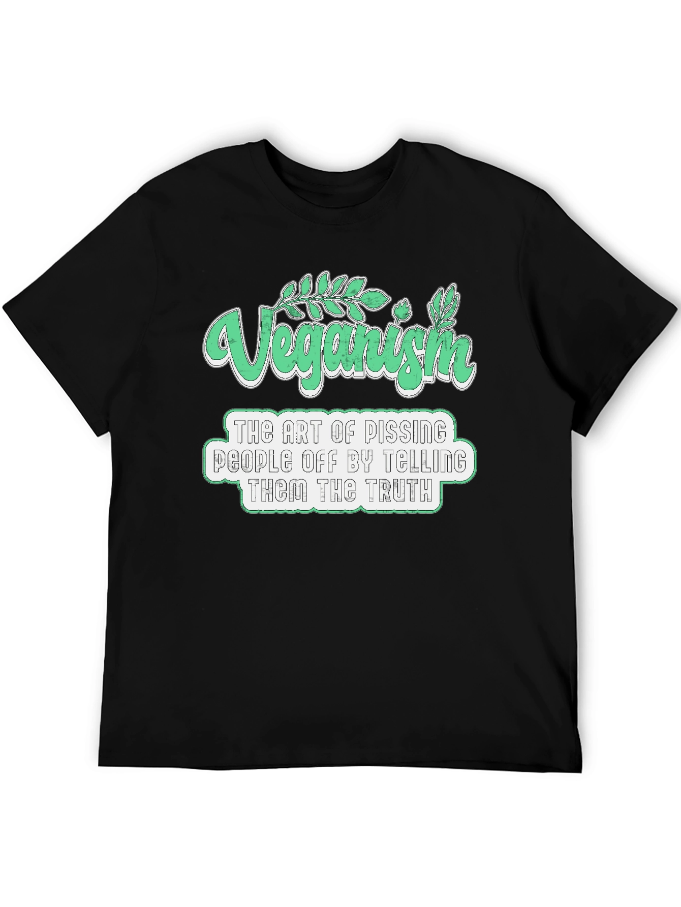 Veganism Art T-Shirt - Pissing People Off