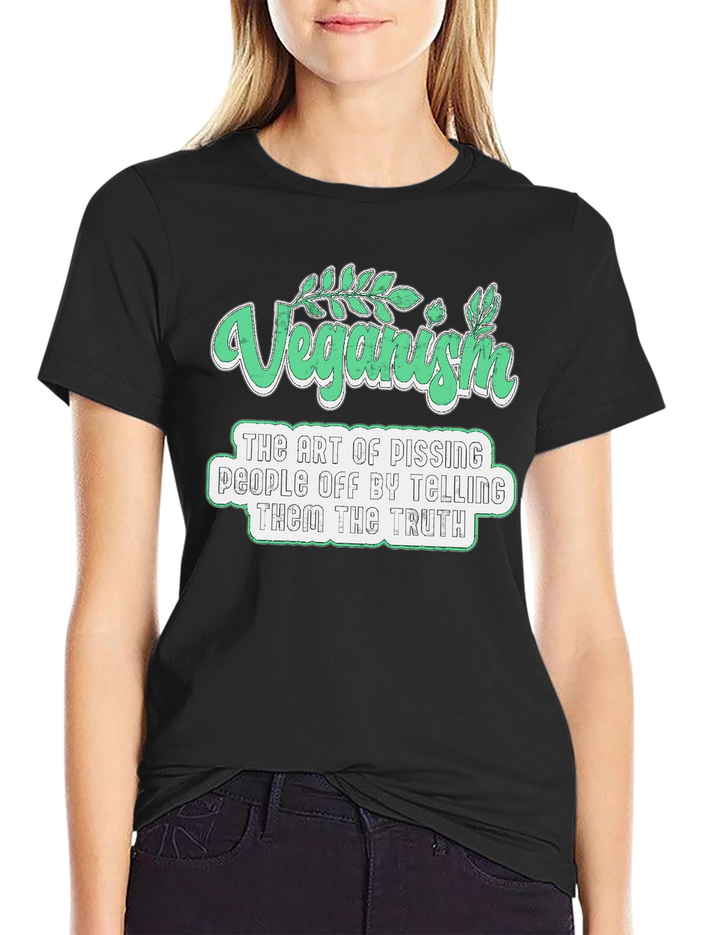 Veganism Art T-Shirt - Pissing People Off