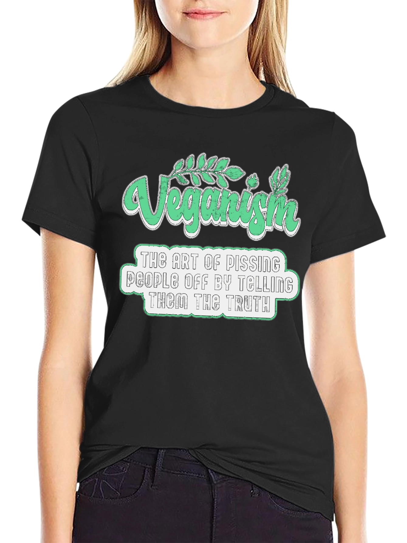 Veganism Art T-Shirt - Pissing People Off