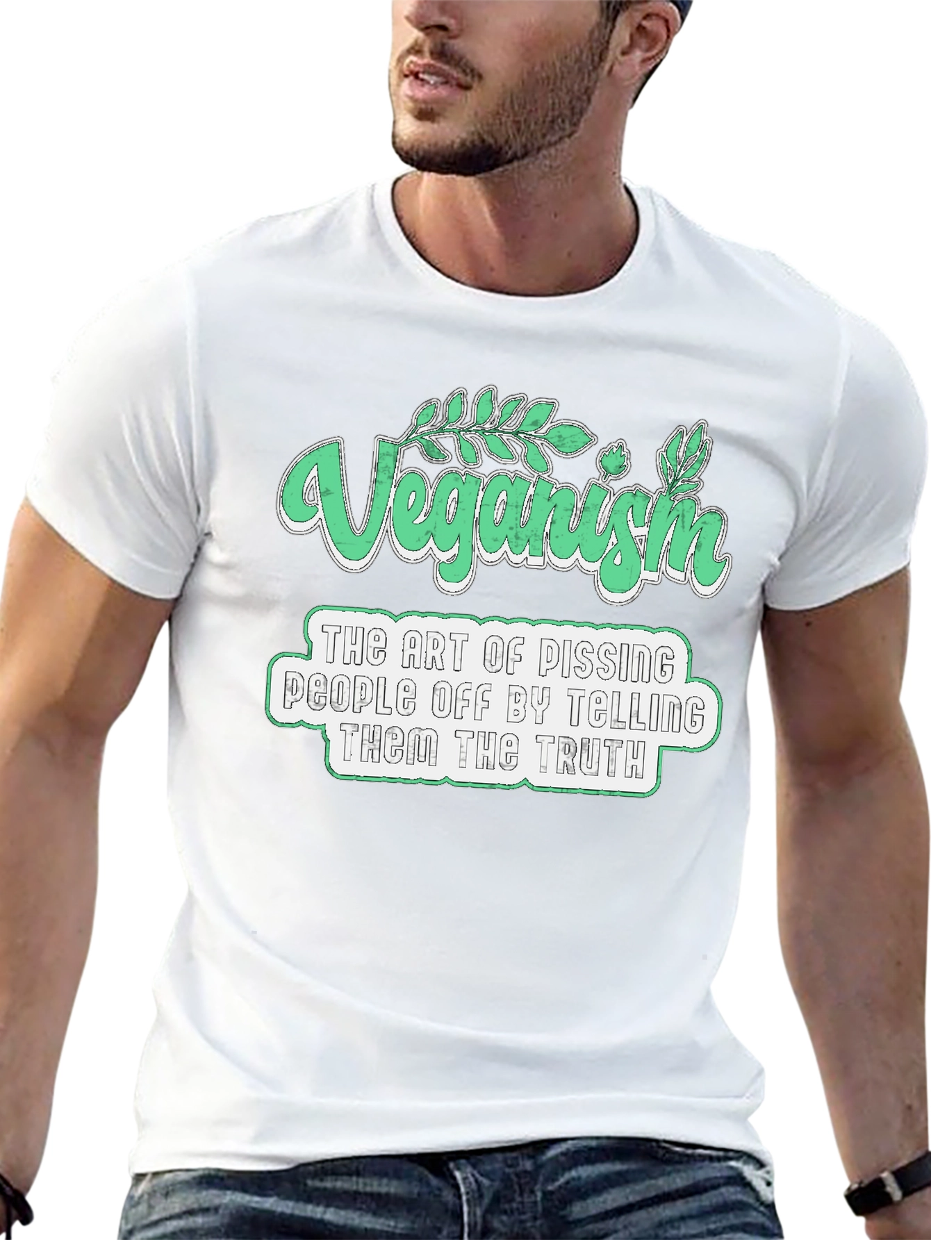Veganism Art T-Shirt - Pissing People Off