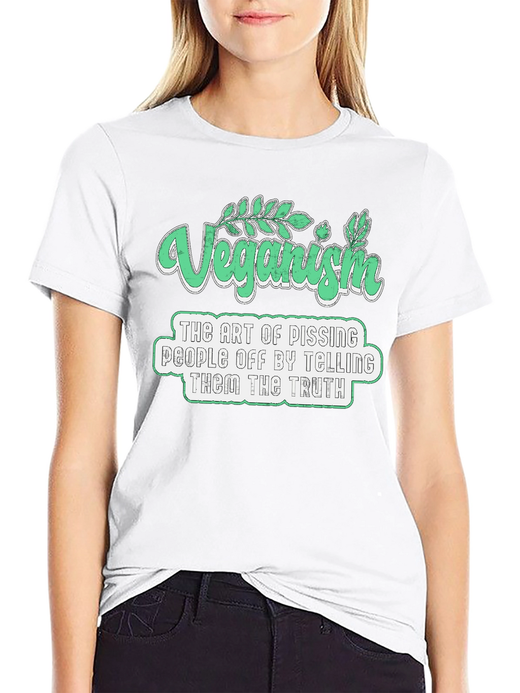 Veganism Art T-Shirt - Pissing People Off