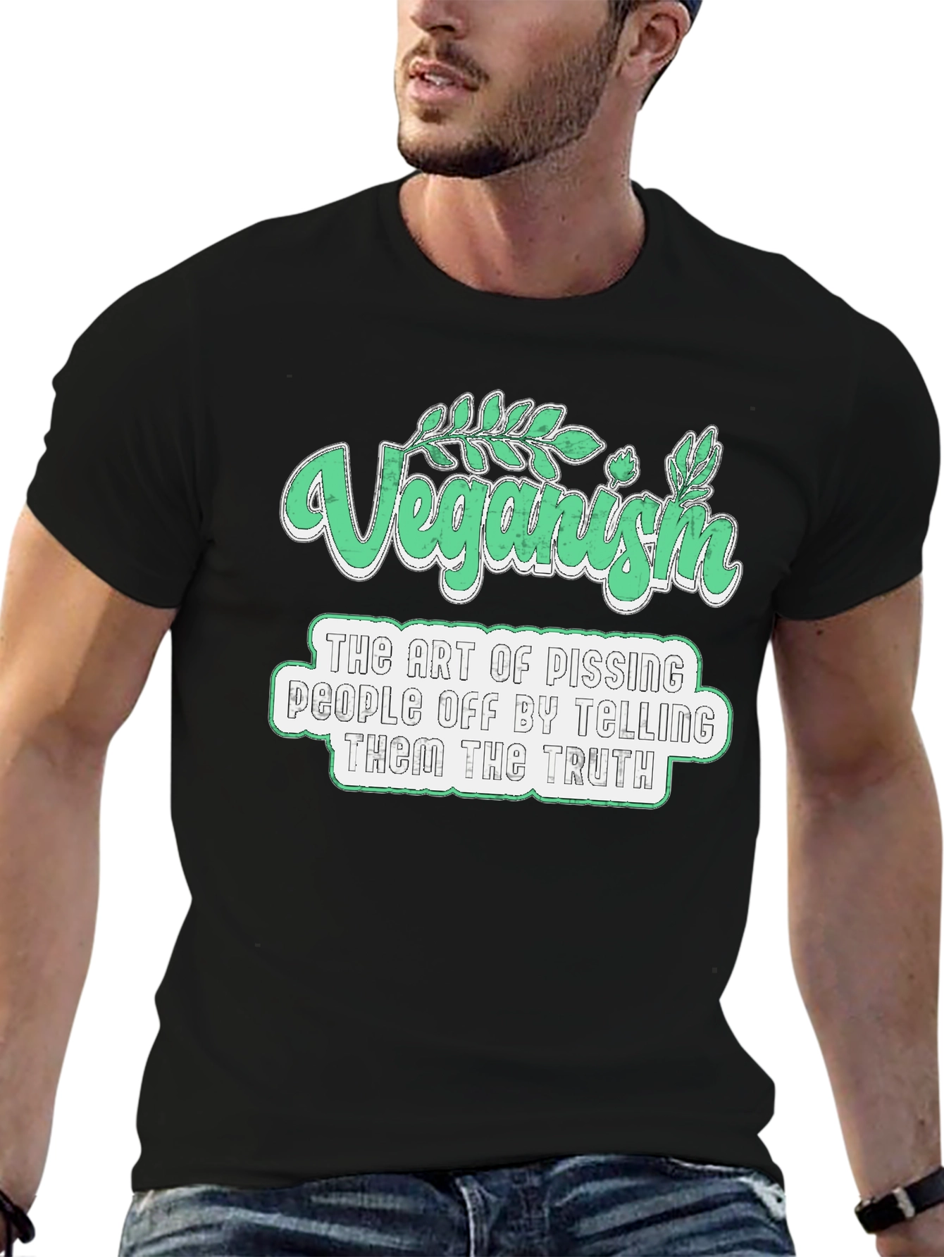 Veganism Art T-Shirt - Pissing People Off