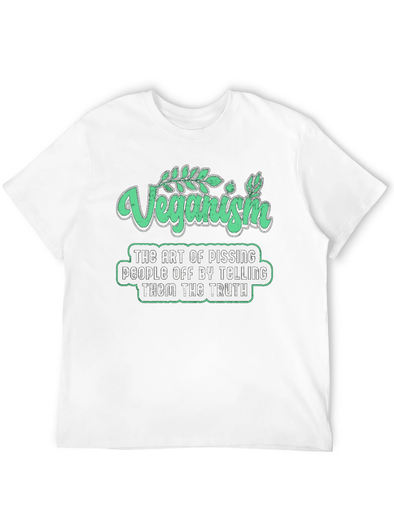 Veganism Art T-Shirt - Pissing People Off