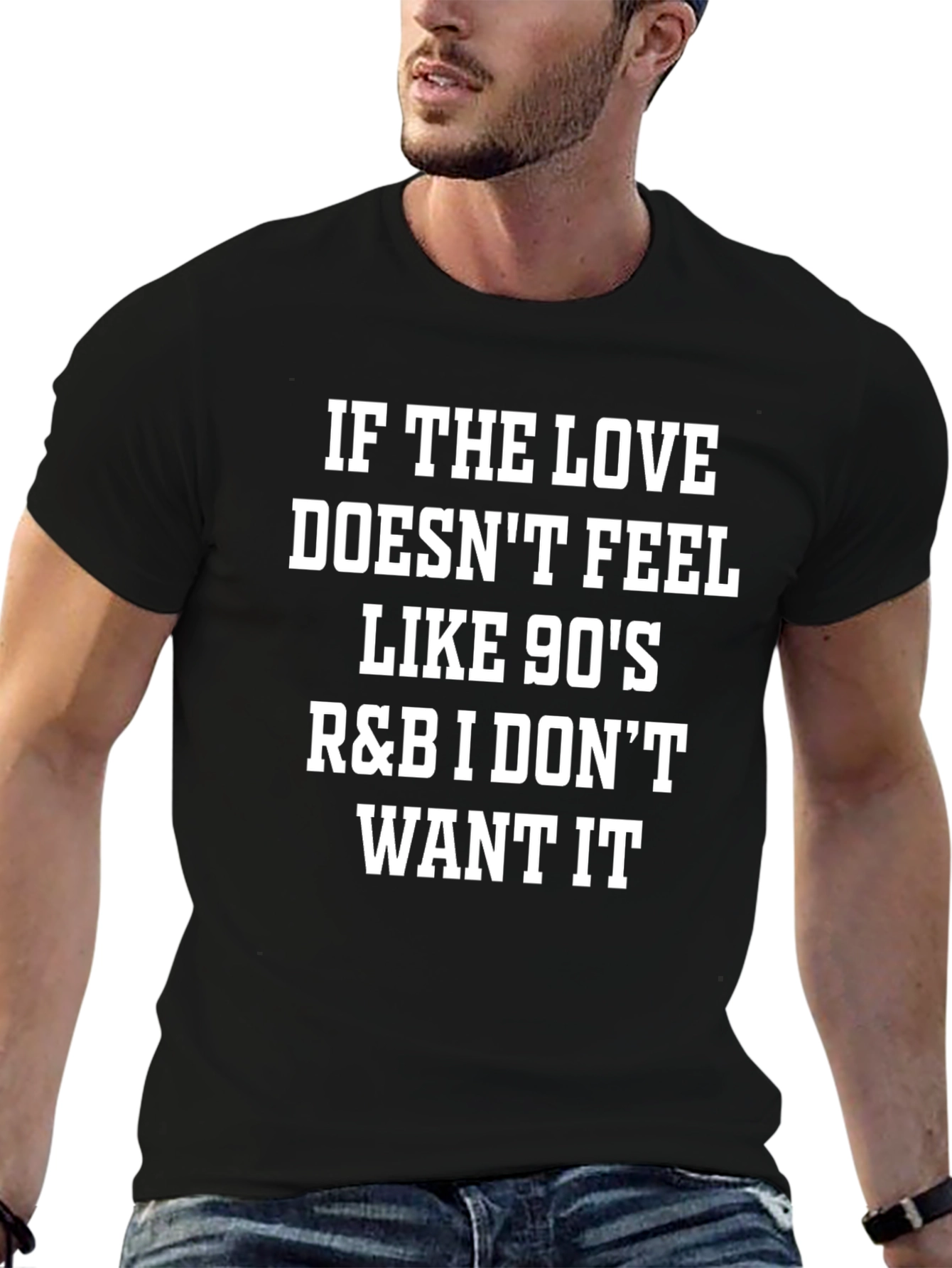 90s R&B Music Lover T-Shirt - Funny Slogan Tee