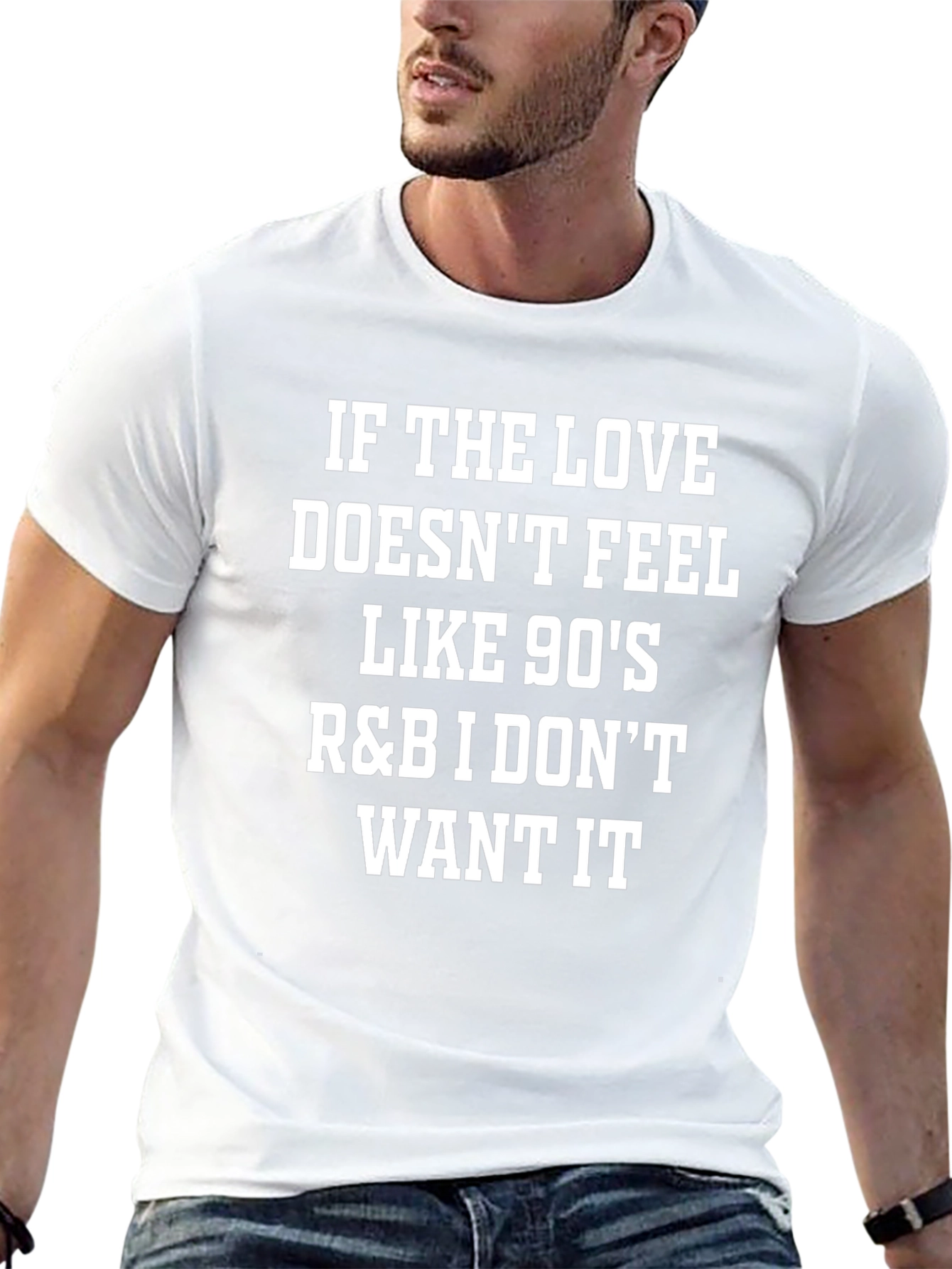 90s R&B Music Lover T-Shirt - Funny Slogan Tee
