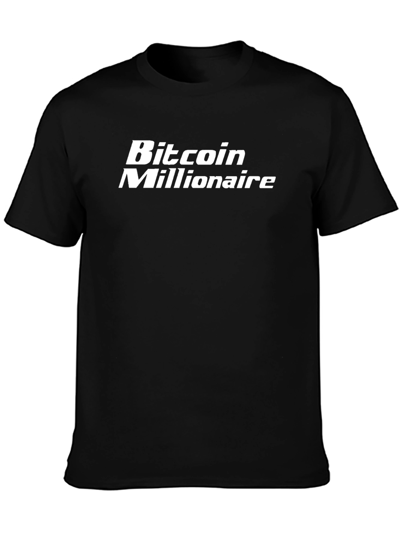 Bitcoin Millionaire Black T-Shirt