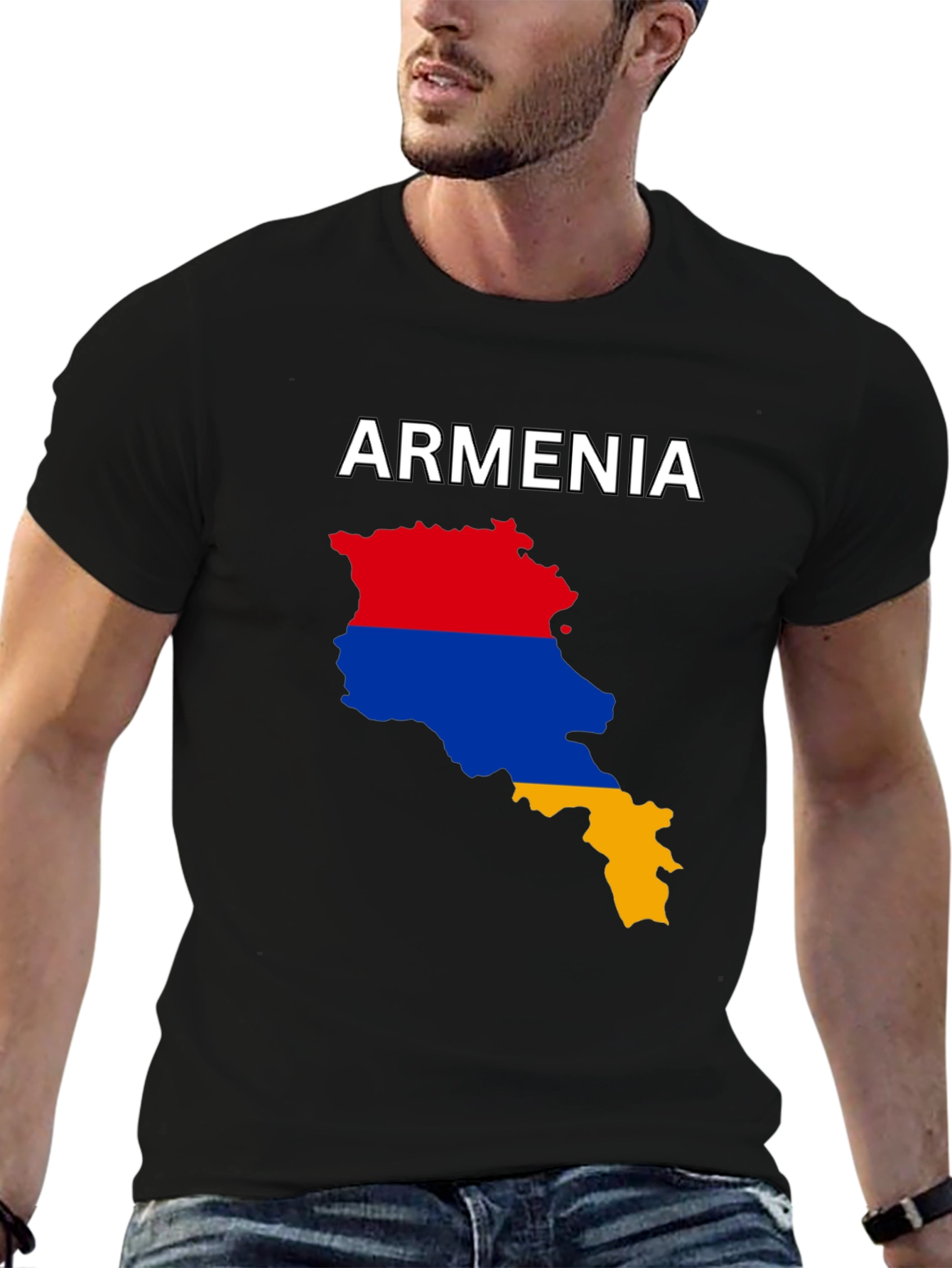 Armenia Flag Map T-Shirt - Show Your Pride!