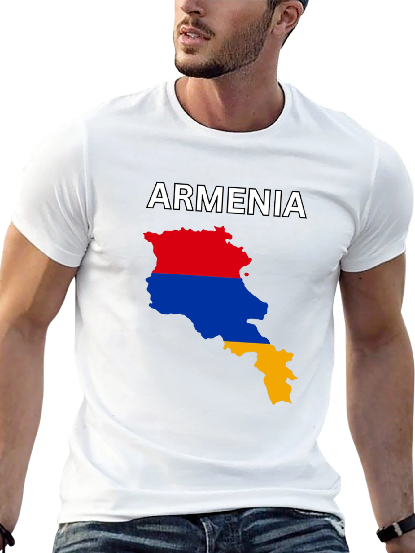 Armenia Flag Map T-Shirt - Show Your Pride!