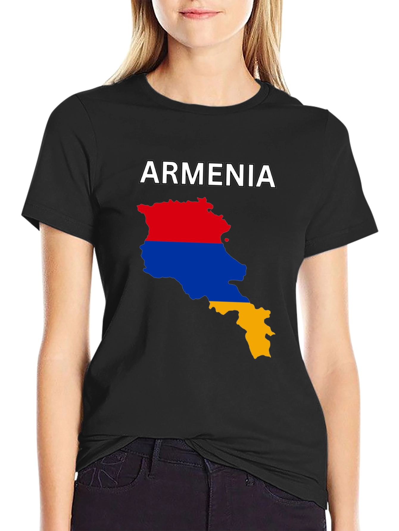 Armenia Flag Map T-Shirt - Show Your Pride!