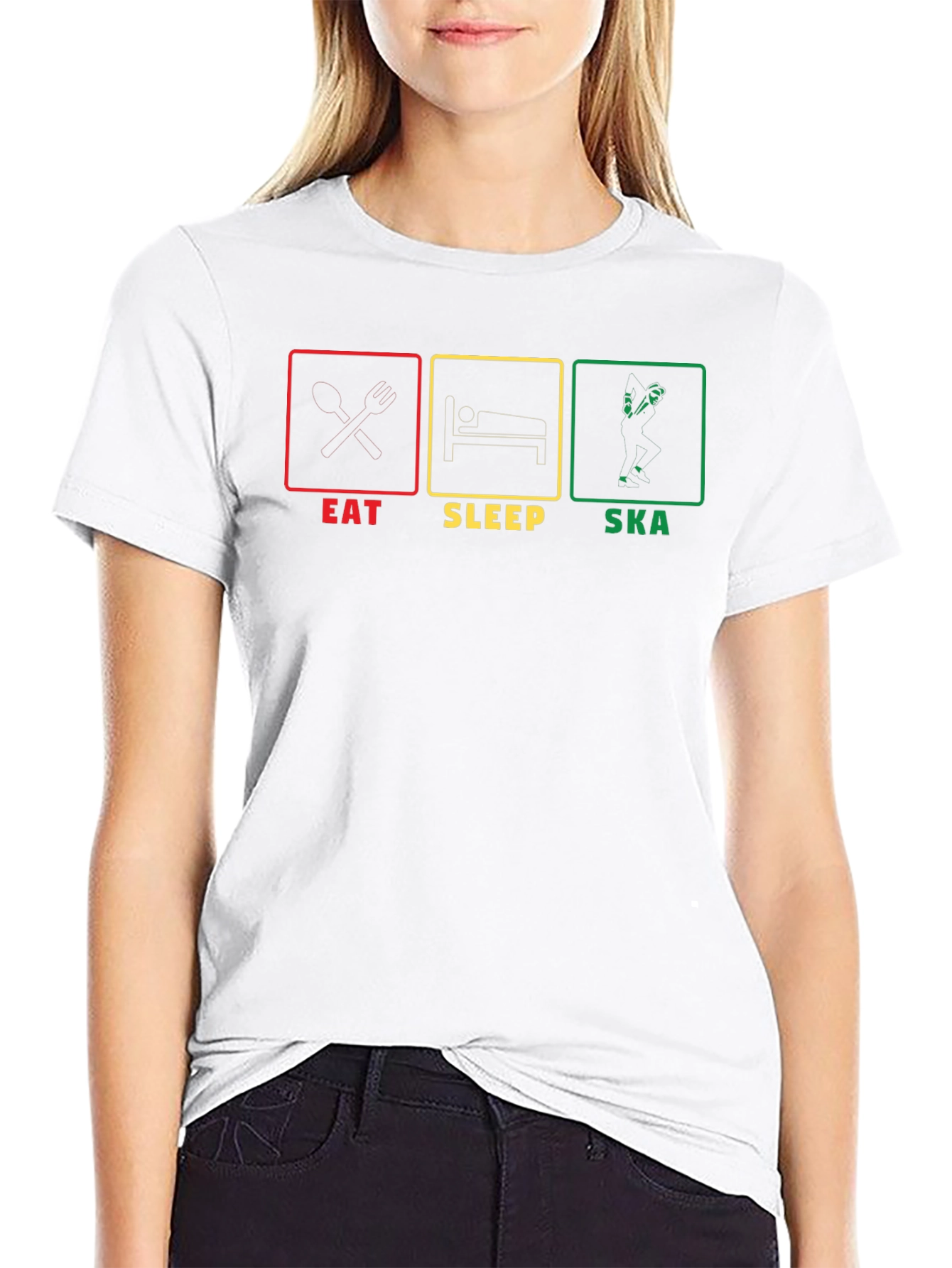Eat Sleep Ska Graphic T-Shirt