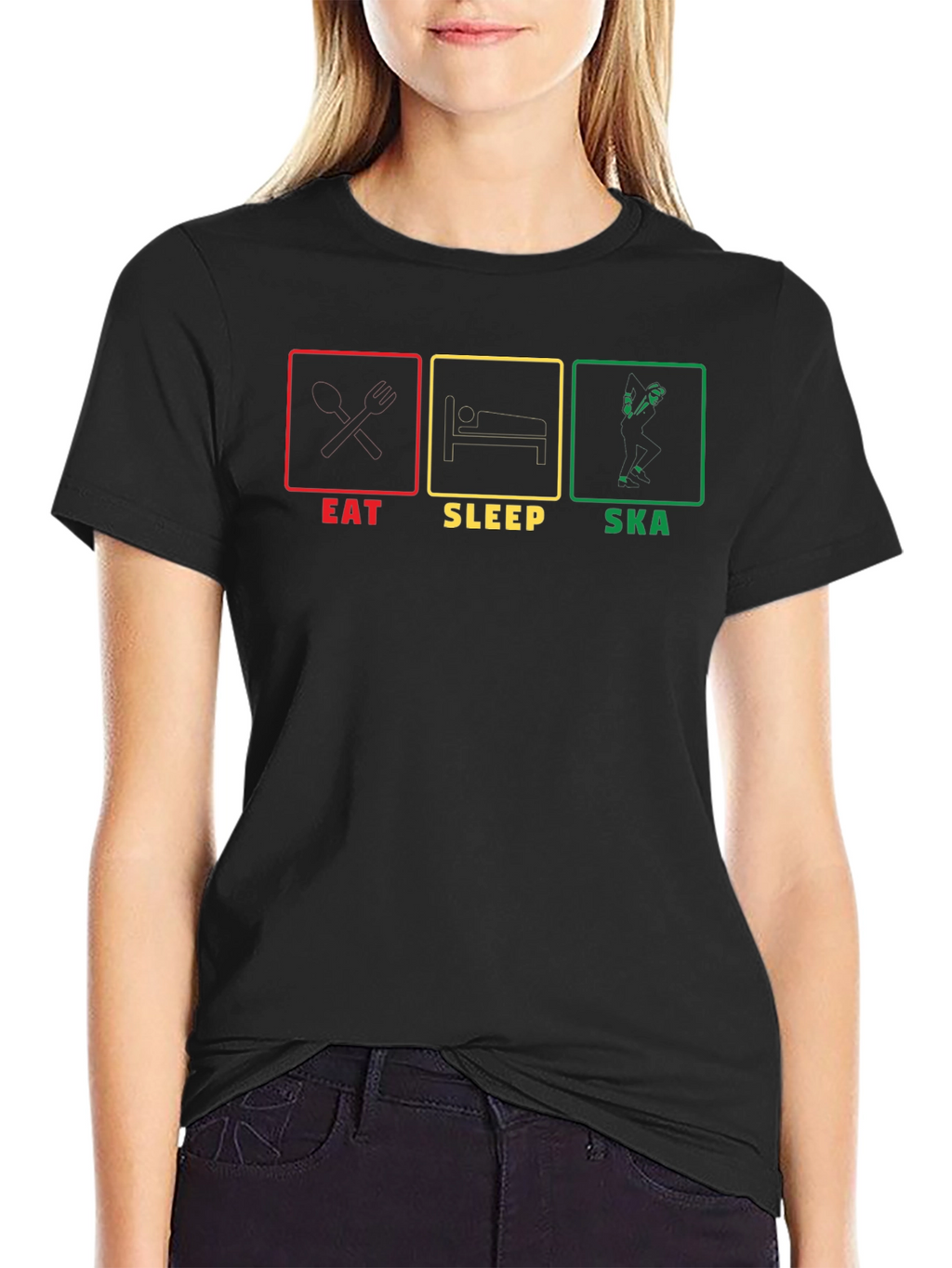 Eat Sleep Ska Graphic T-Shirt