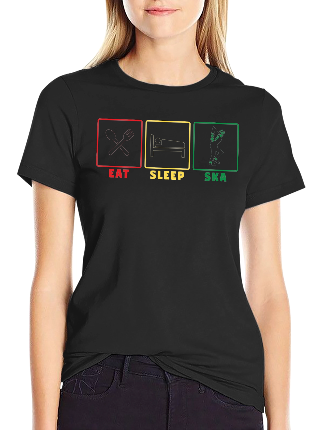 Eat Sleep Ska Graphic T-Shirt