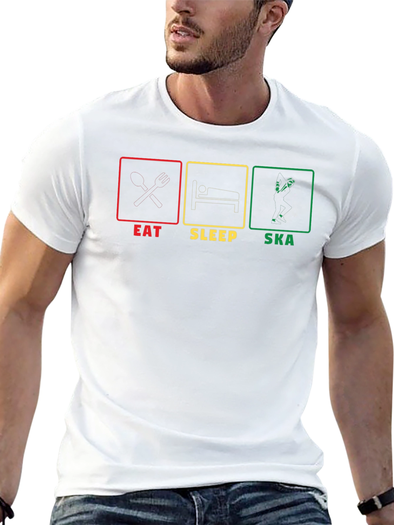 Eat Sleep Ska Graphic T-Shirt