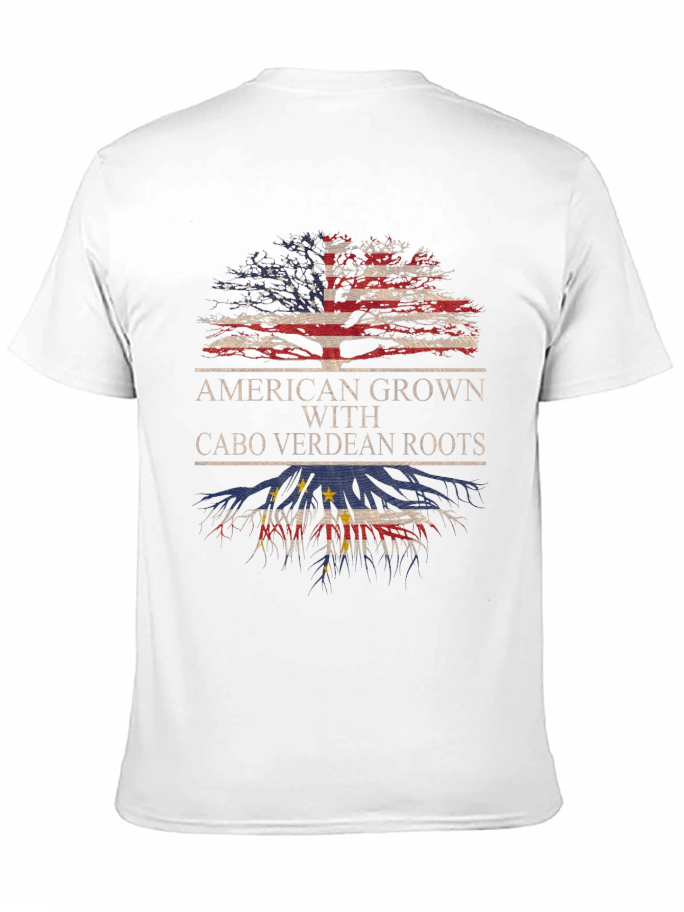American Grown with Cabo Verdean Roots T-Shirt