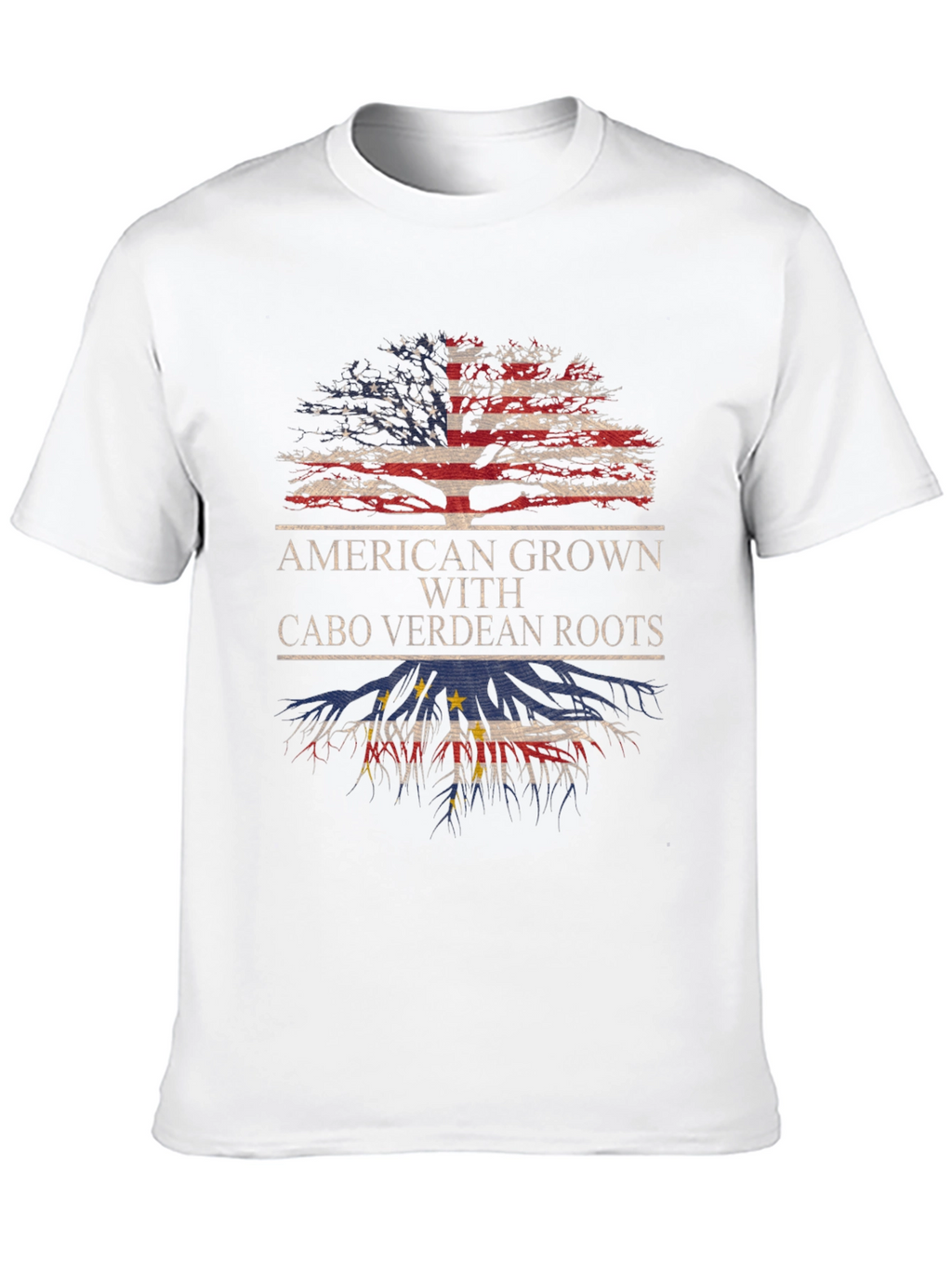 American Grown with Cabo Verdean Roots T-Shirt